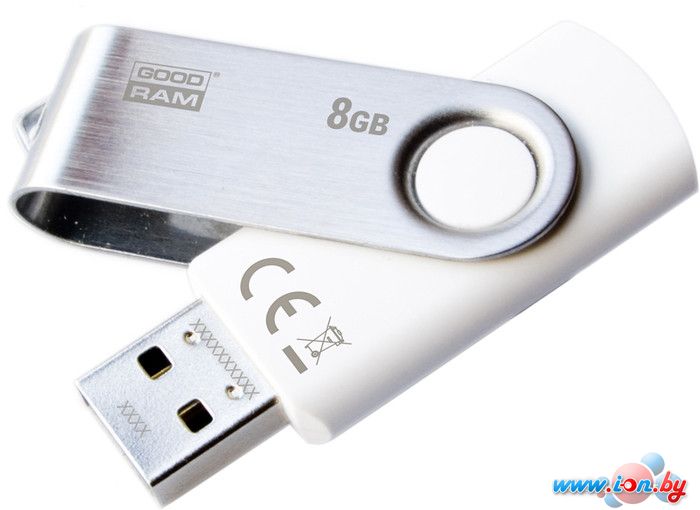 USB Flash GOODRAM UTS2 8GB (белый) [UTS2-0080W0R11] в Могилёве