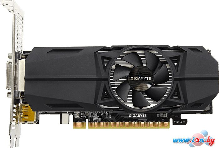 Видеокарта Gigabyte GeForce GTX 1050 OC LP 2GB GDDR5 [GV-N1050OC-2GL] в Гродно