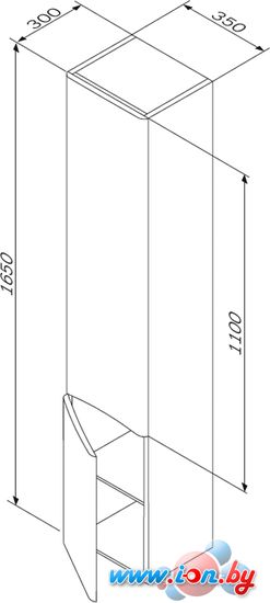 AM.PM Шкаф-пенал Like [M80CHR0356WG] в Бресте