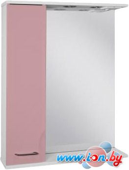 Ювента Франческа ФШН32-65 шкаф с зеркалом розовый левый в Бресте
