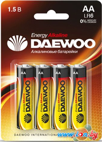 Батарейки Daewoo AA 4 шт. [4690601030368] в Гомеле