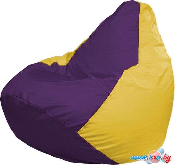 Кресло-мешок Flagman Груша Макси Г2.1-35 (фиолет/желтый) в Гомеле