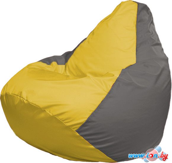 Кресло-мешок Flagman Груша Макси Г2.1-34 (жёлтый/серый) в Гомеле