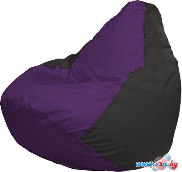 Кресло-мешок Flagman Груша Макси Г2.1-67 (фиолет/чёрный) в Гродно