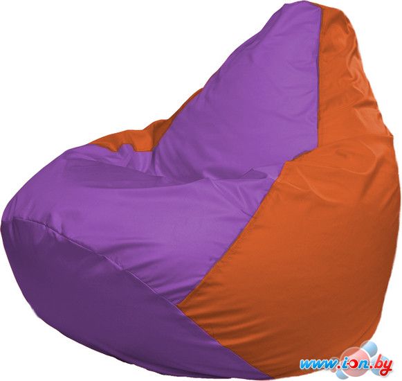 Кресло-мешок Flagman Груша Макси Г2.1-110 (сирень/оранжевый) в Бресте