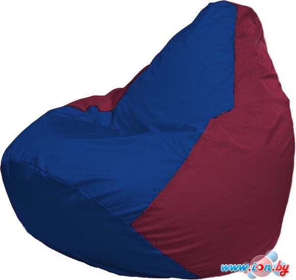 Кресло-мешок Flagman Груша Макси Г2.1-123 (синий/бордовый) в Гродно