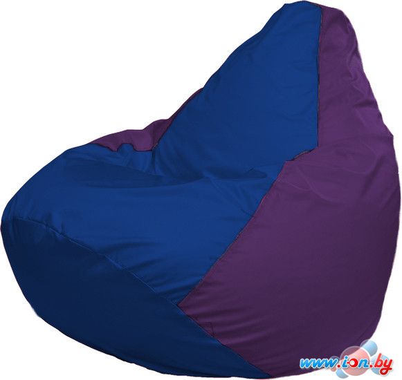 Кресло-мешок Flagman Груша Макси Г2.1-117 (синий/фиолетовый) в Гомеле
