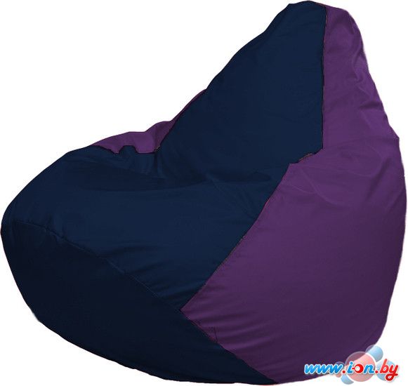 Кресло-мешок Flagman Груша Макси Г2.1-38 (тёмно-синий/фиолет) в Гомеле