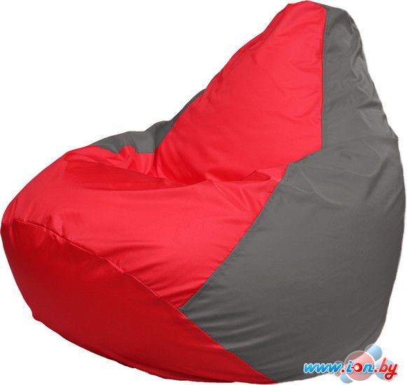 Кресло-мешок Flagman Груша Макси Г2.1-173 (красный/серый) в Гомеле