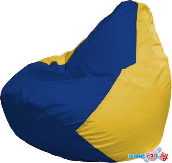 Кресло-мешок Flagman Груша Макси Г2.1-128 (синий/жёлтый) в Гомеле