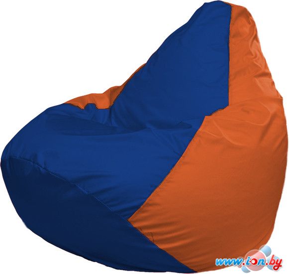 Кресло-мешок Flagman Груша Макси Г2.1-127 (синий/оранжевый) в Гомеле