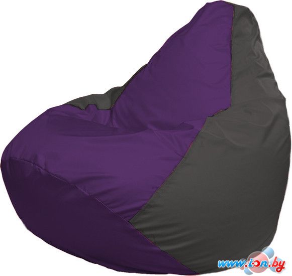 Кресло-мешок Flagman Груша Макси Г2.1-69 (фиолет/тёмно-серый) в Витебске