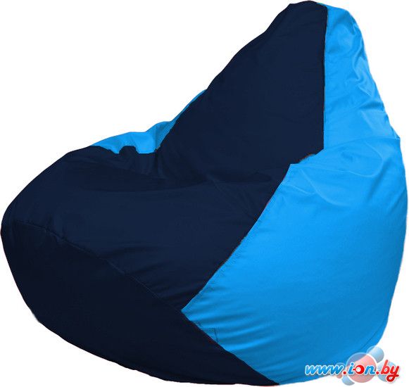Кресло-мешок Flagman Груша Макси Г2.1-48 (тёмно-синий/голубой) в Гомеле