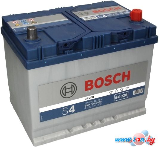 Автомобильный аккумулятор Bosch S4 026 570 412 063 (70 А/ч) JIS в Витебске