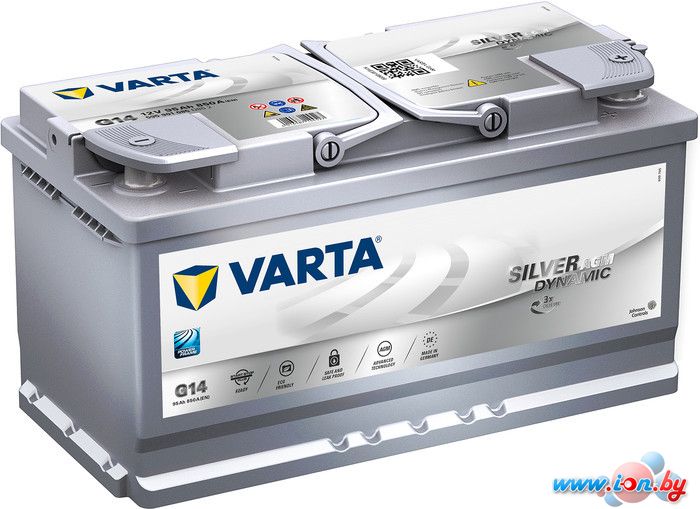 Автомобильный аккумулятор Varta Silver Dynamic AGM 595 901 085 (95 А·ч) в Минске