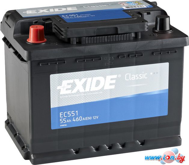 Автомобильный аккумулятор Exide Classic EC551 (55 А/ч) в Бресте