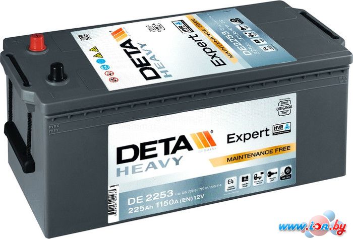 Автомобильный аккумулятор DETA Expert HVR DE2253 (225 А·ч) в Бресте