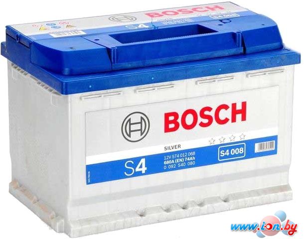 Автомобильный аккумулятор Bosch S4 008 574 012 068 (74 А/ч) в Бресте