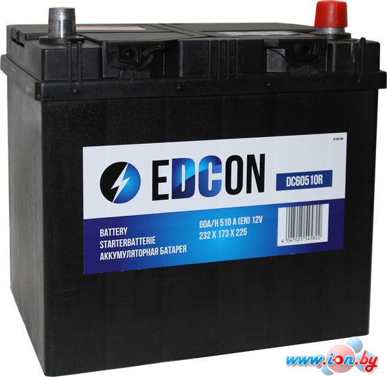 Автомобильный аккумулятор EDCON DC60510R (60 А·ч) в Бресте