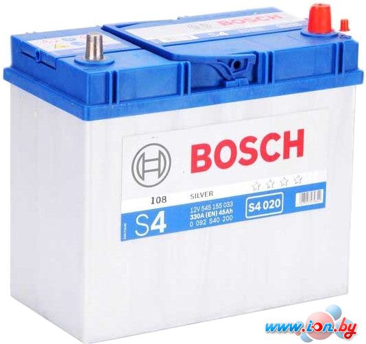 Автомобильный аккумулятор Bosch S4 020 545 155 033 (45 А/ч) JIS в Бресте