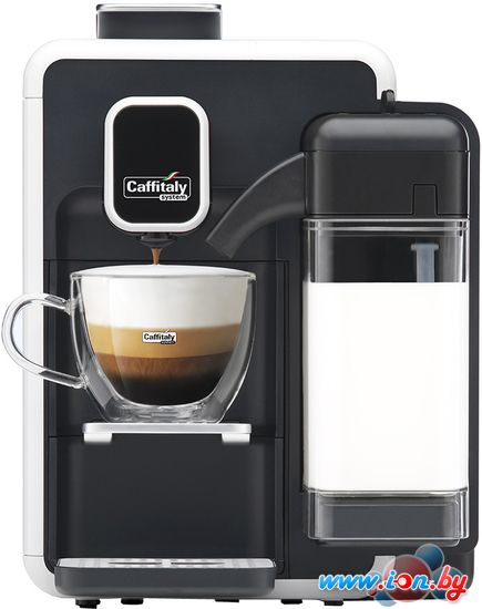 Капсульная кофеварка Caffitaly Bianca S22 (черный/белый) в Бресте