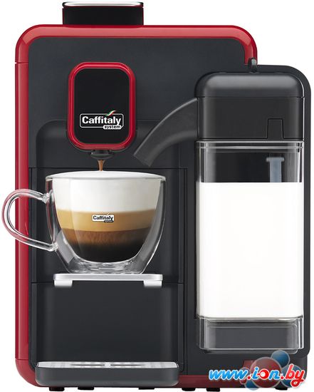 Капсульная кофеварка Caffitaly Bianca S22 (красный/черный) в Бресте