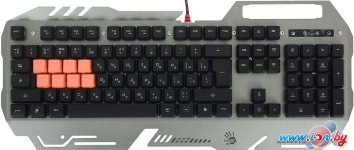 Клавиатура A4Tech Bloody B418 (серый) в Бресте