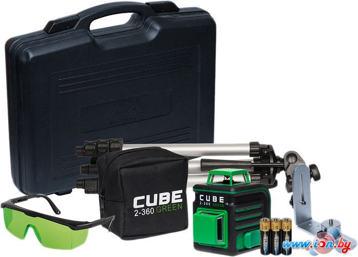 Лазерный нивелир ADA Instruments CUBE 2-360 Green ULTIMATE EDITION [A00471] в Могилёве