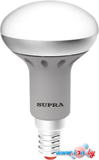 Светодиодная лампа Supra SL-LED-PR-R50 E14 4.5 Вт 3000 К [SL-LED-PR-R50-4.5W/3000/E14] в Гомеле