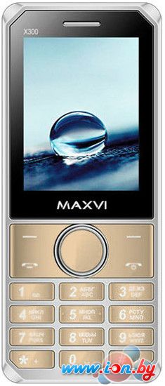 Мобильный телефон Maxvi X300 (золотистый) в Могилёве