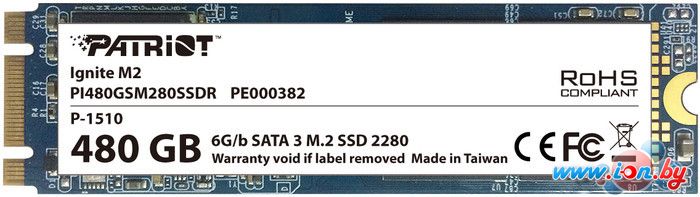 SSD Patriot Ignite M.2 480GB [PI480GSM280SSDR] в Могилёве