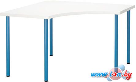 Письменный стол Ikea Линнмон/Адильс (белый/синий) [091.335.95] в Витебске