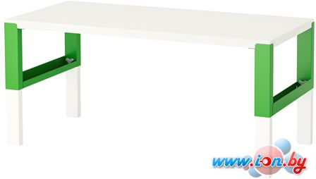Письменный стол Ikea Поль (белый/зеленый) [691.289.49] в Витебске