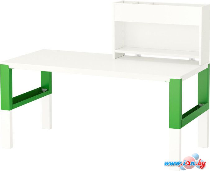 Письменный стол Ikea Поль (белый/зеленый) [791.289.63] в Бресте