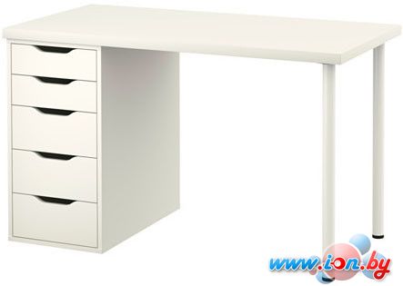 Письменный стол Ikea Линнмон/Алекс (белый) [490.471.19] в Бресте
