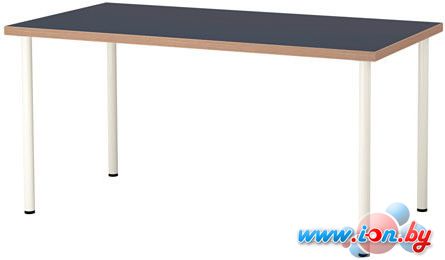 Письменный стол Ikea Линнмон/Адильс (синий/белый) [892.143.33] в Витебске