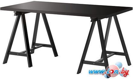 Письменный стол Ikea Линнмон/Одвальд (черно-коричневый/черный) [890.020.10] в Бресте