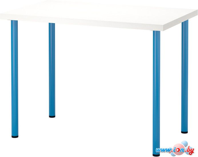 Письменный стол Ikea Линнмон/Адильс (белый/синий) [691.335.97] в Витебске