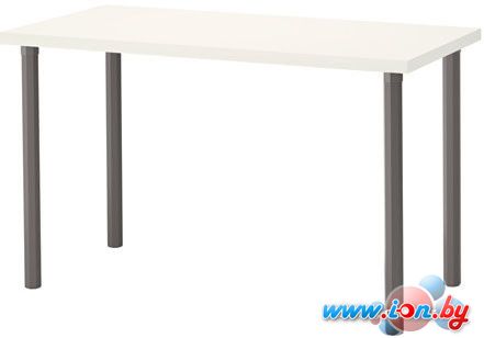 Письменный стол Ikea Линнмон/Альварэт (белый/серый) [592.222.59] в Гомеле