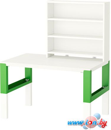 Письменный стол Ikea Поль (белый/зеленый) [791.289.77] в Бресте