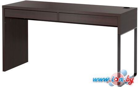 Письменный стол Ikea Микке (черный/коричневый) [602.447.45] в Витебске