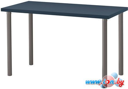 Письменный стол Ikea Линнмон/Альварэт (геометрический синий/серый) [092.224.93] в Гомеле