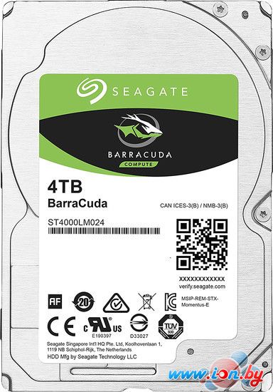 Жесткий диск Seagate Barracuda 4TB [ST4000LM024] в Гомеле