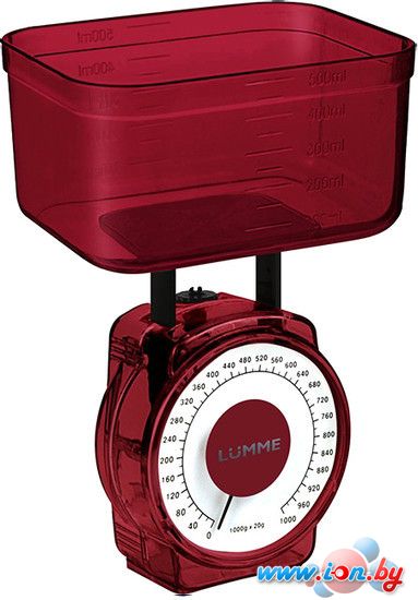 Кухонные весы Lumme LU-1301 (красный гранат) в Гомеле