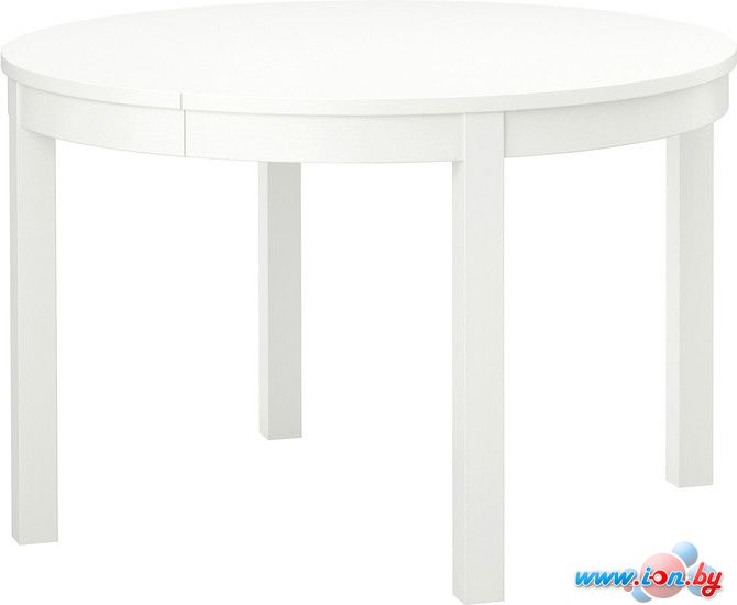 Обеденный стол Ikea Бьюрста (белый) [303.854.16] в Минске