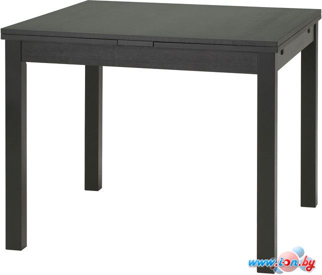Обеденный стол Ikea Бьюрста коричнево-чёрный (501.168.09) в Гомеле