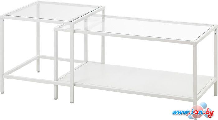 Журнальный столик Ikea Витшё (белый) [803.034.42] в Гомеле