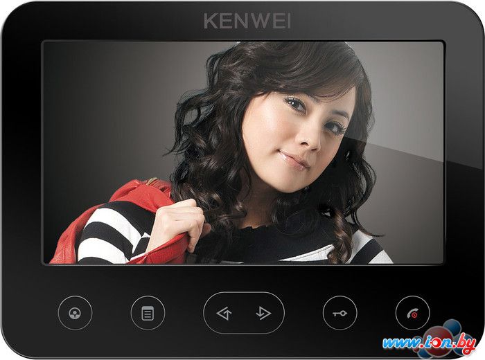 Видеодомофон Kenwei KW-E706FC (черный) в Бресте