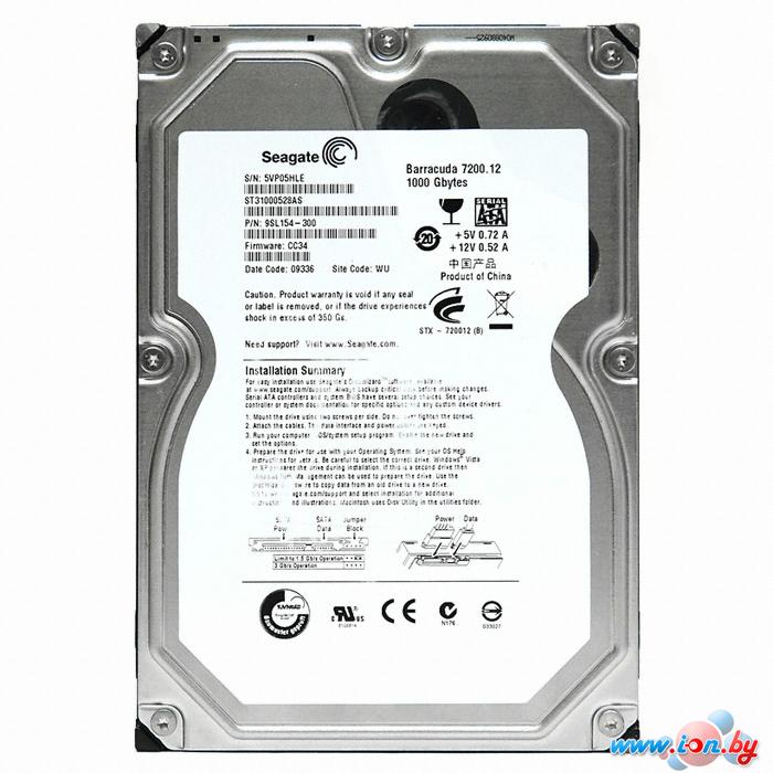 Винчестер Seagate Barracuda 7200.12 1TB (ST31000528AS) в Могилёве