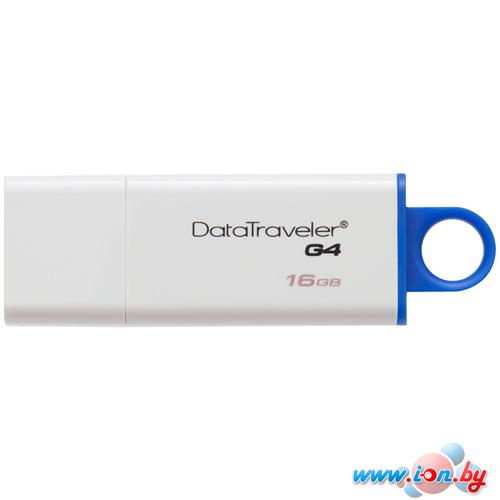 USB Flash Kingston DataTraveler G4 16GB Blue (DTIG4/16GB) в Могилёве